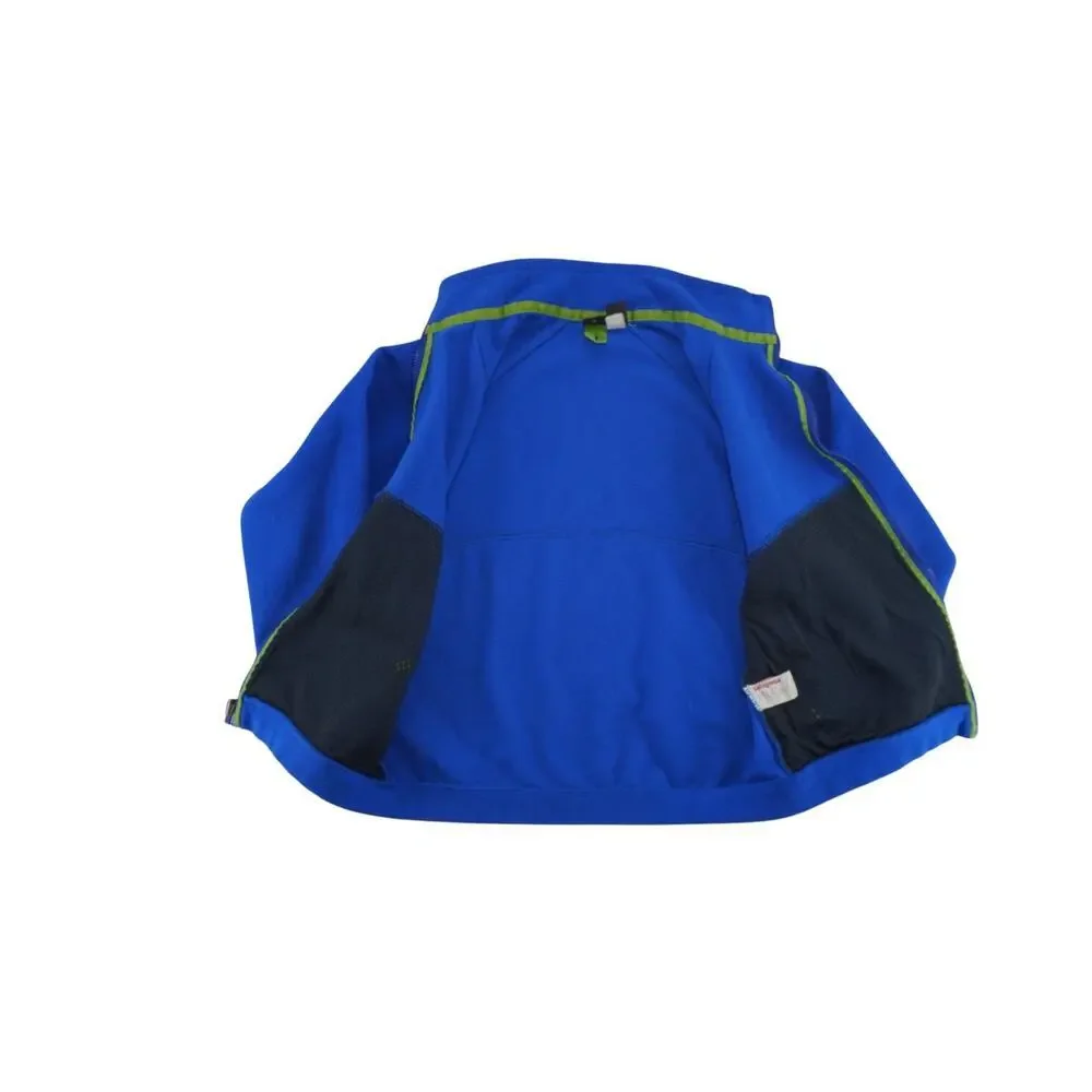 Patagonia Kids L Synchilla Fleece Jacket Blue Full Zip Boys Girls 12 USA Made